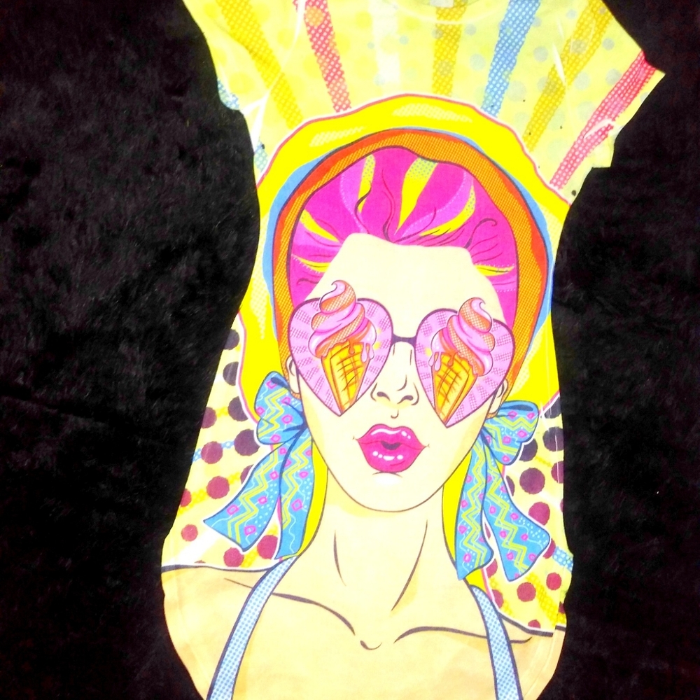 🍭Multicolor Bodycon T-shirt Dress🍭